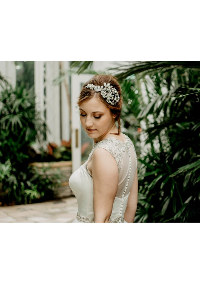 Robe de mariée en dentelle fine