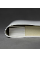 Photo Book with a Grained Paper, a Passepartout and a Leather Cover