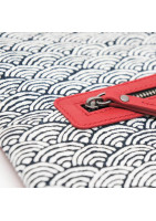 MIU clutch bag in fine Lether and japan inspired pattern