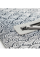 MIU clutch bag in fine Lether and japan inspired pattern