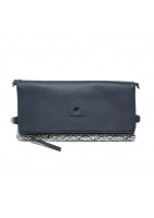 MIU clutch bag in fine Lether and japan inspired pattern