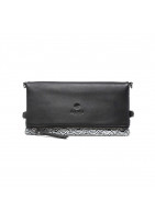 MIU clutch bag in fine Lether and japan inspired pattern