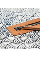 MIU clutch bag in fine Lether and japan inspired pattern