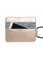 Pochette en cuir pour téléphone portable avec cordon