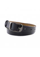 Real leather belt in natural color