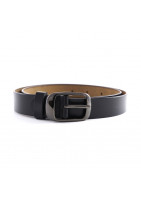 Real leather belt in natural color