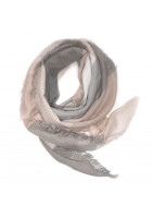 Foulard grand triangle tissé carreaux