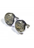 Boutons de manchette, mouvements d'ancienne montre suisse Zodiac® 24 mm