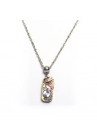 Collier avec mouvement de montre ancienne de la marque suisse Baume & Mercier®