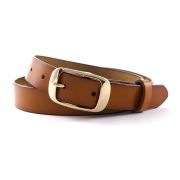 Ceinture en cuir véritable colori naturel