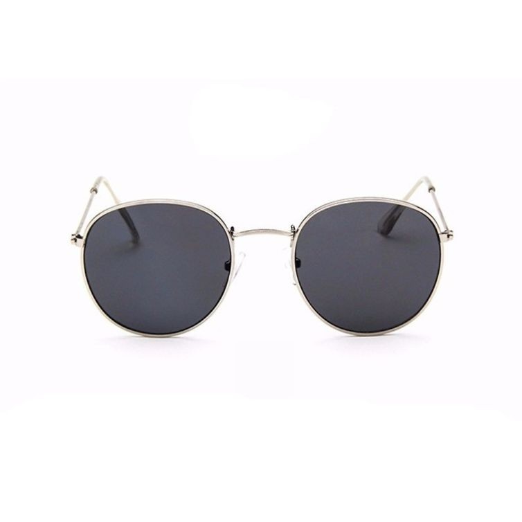 Lunettes soleil à verres ronds style retro