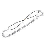 Twigtiara in Band, Metall und silbernen Strasssteinen