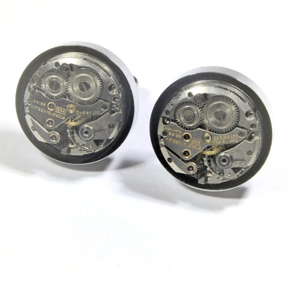 Manschettenknöpfe, Zodiac 24mm Old Swiss® Uhrwerke