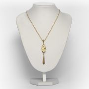 Necklace with antique Swiss watch movement