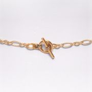 Necklace with antique Swiss watch movement