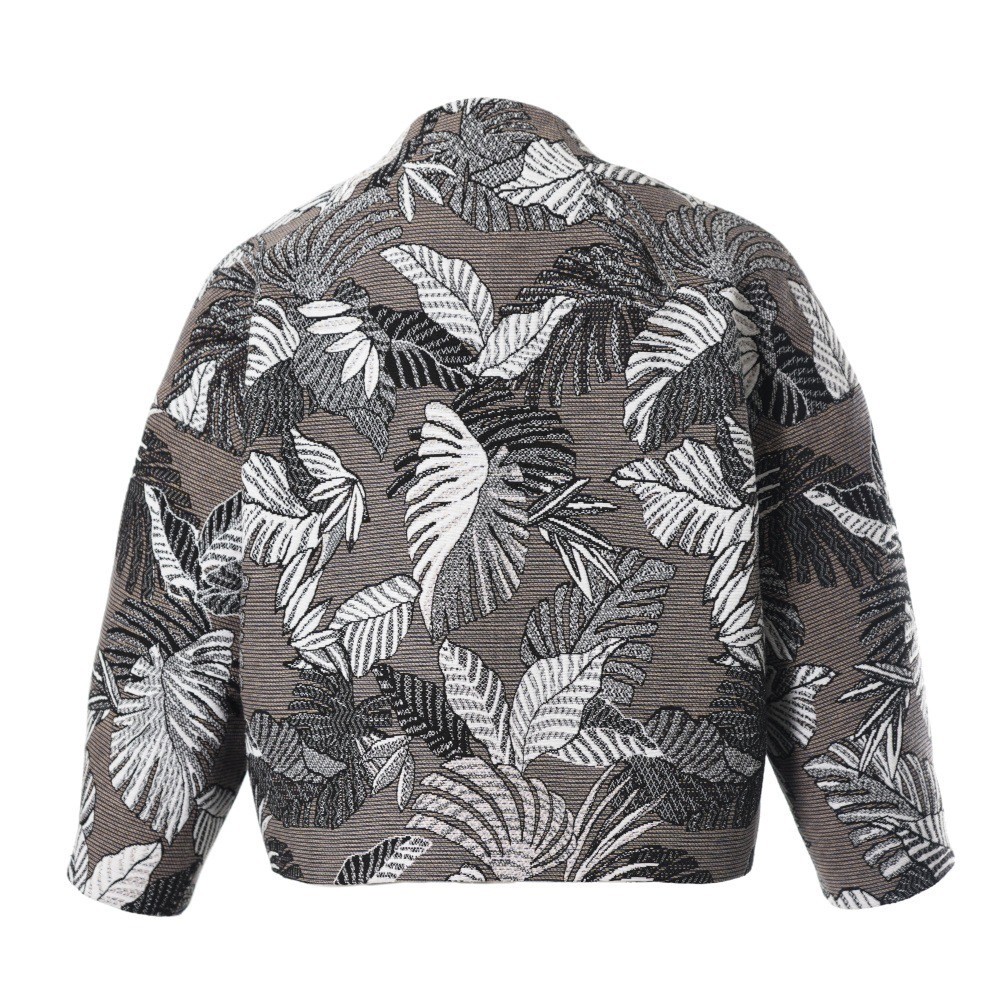 Veste courte doublée blouson Monstera