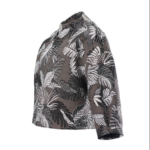 Short jacket with Monstera jacket