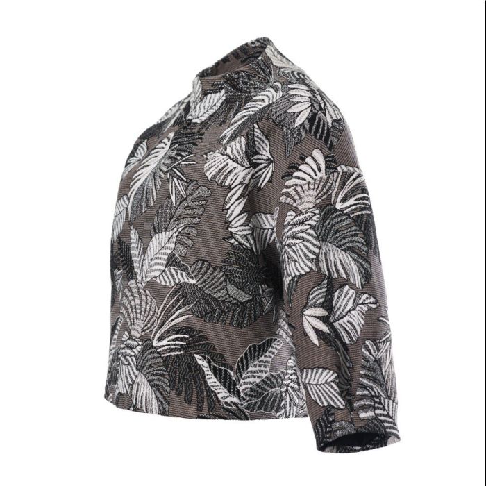 Veste courte blouson Monstera