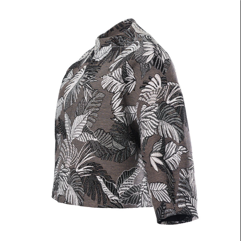 Veste courte doublée blouson Monstera