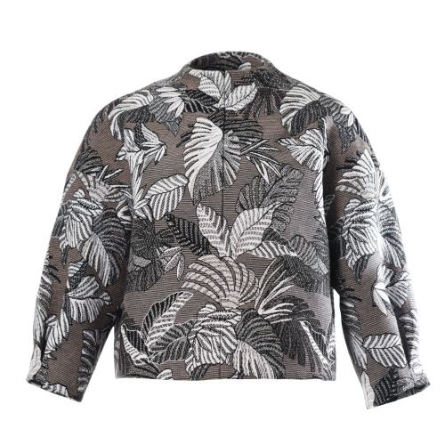 Short jacket with Monstera jacket
