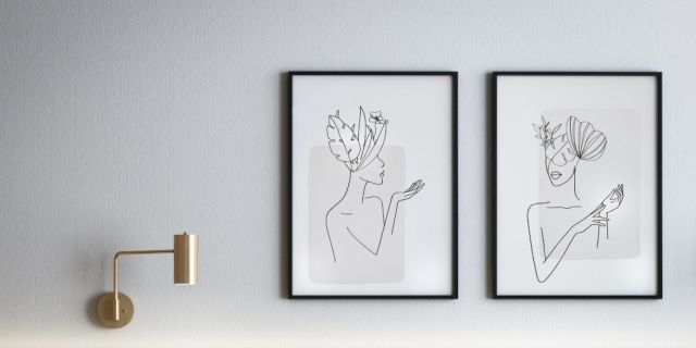 Cadre au mur