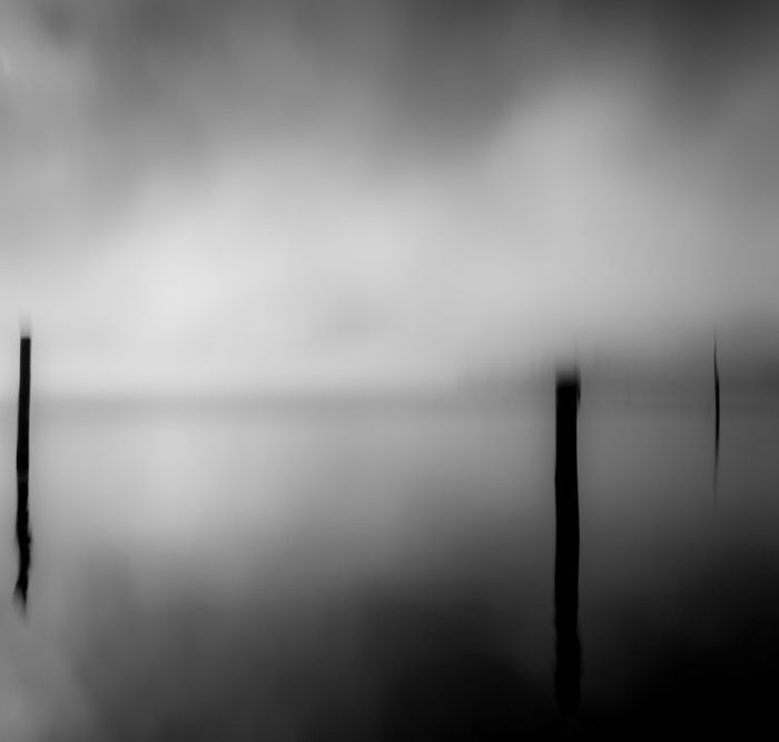 Vagues de brume au lac