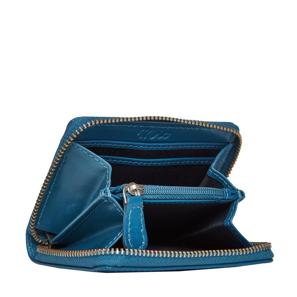 Porte monnaie en cuir Florence zippé Mio de Mira Luna