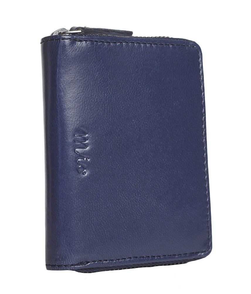 Porte monnaie en cuir Florence zippé Mio de Mira Luna