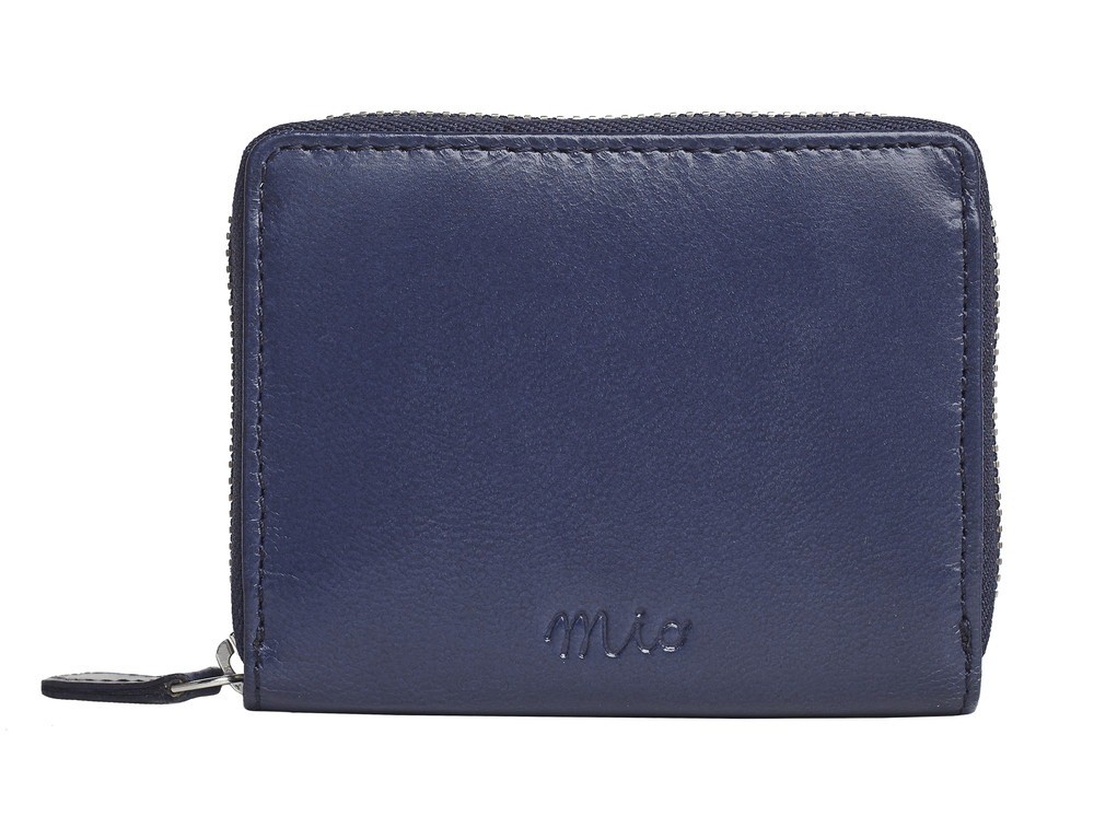 Porte monnaie en cuir Florence zippé Mio de Mira Luna