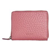 Porte-monnaie Mio Roma en cuir grainé brun taupe ou rose