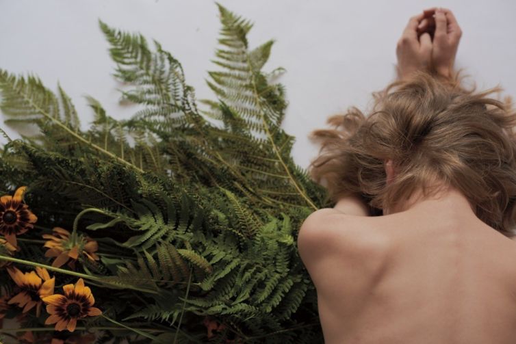 Je n&rsquo;aime pas les fleurs II. Fougères et fleurs des prés. Photographie d&rsquo;art