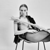 I don't like flowers V. Half witch half angel. Fine Art Photography.