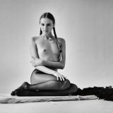 I don't like flowers VI. Linen and ears of wheat. Fine Art Photography.