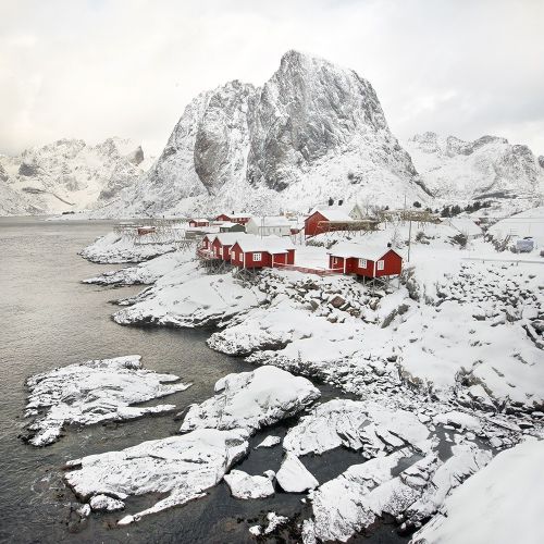 Photographie d&rsquo;art: Hamnoy,  Iles Lofoten (Norvège)