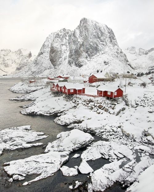 Kunstfotografie: Hamnoy, Lofoten (Norwegen)