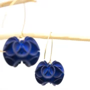Boucles d’oreilles rose des sables originales 3d