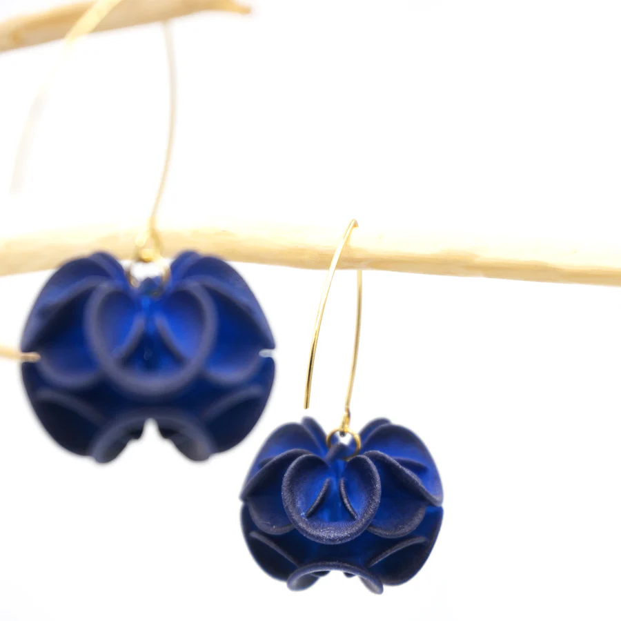 Originale 3D-Sand-Pink-Ohrringe – Bild 12