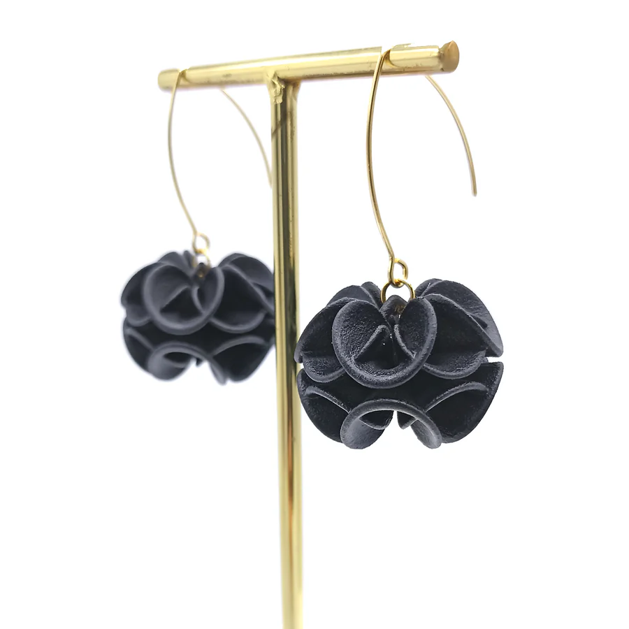 Originale 3D-Sand-Pink-Ohrringe – Bild 13