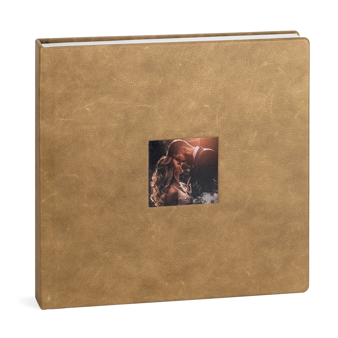 Livre cuir pour photographie.