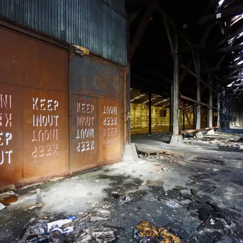 KEEP OUT Da Shed Stephane Stribick Art Photography