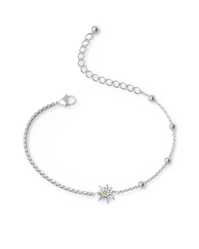Bracelet with an Edelweiss flower
