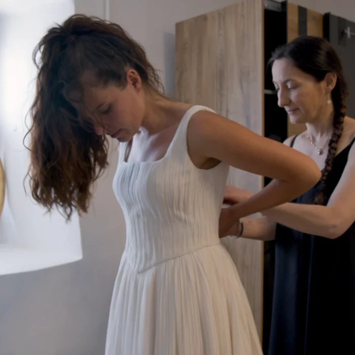 Robe de mariée sur mesure à Carouge Genève